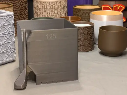 Self watering square pot insert, 5" / 125mm