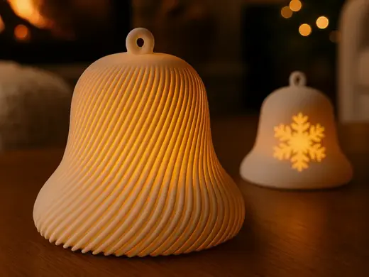 Weihnachtsglocken Teelicht