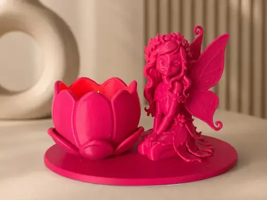 Flower Fairy Led Tealight Holder