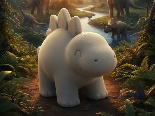 Stegobliss – Dino doux en version minimaliste