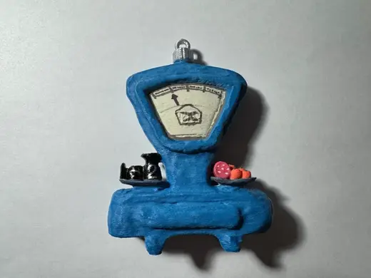 USSR Christmas tree decoration - Scale