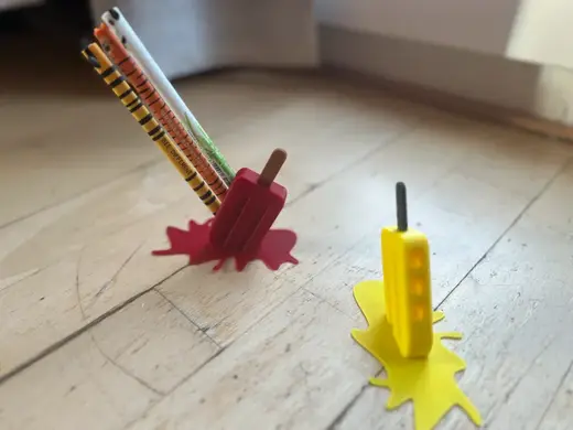 Legami Melting Popsicle Ice Cream Pen Holder Cup