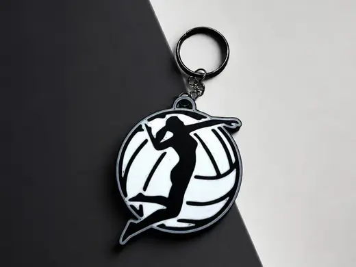 volleyball keychain