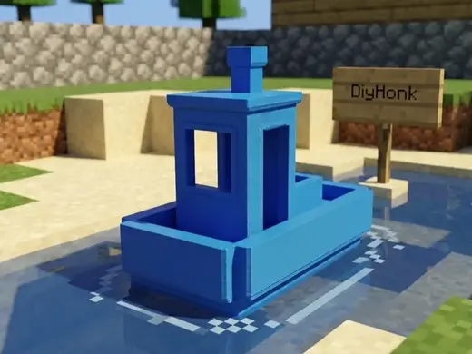 Minecraft 3D Benchy