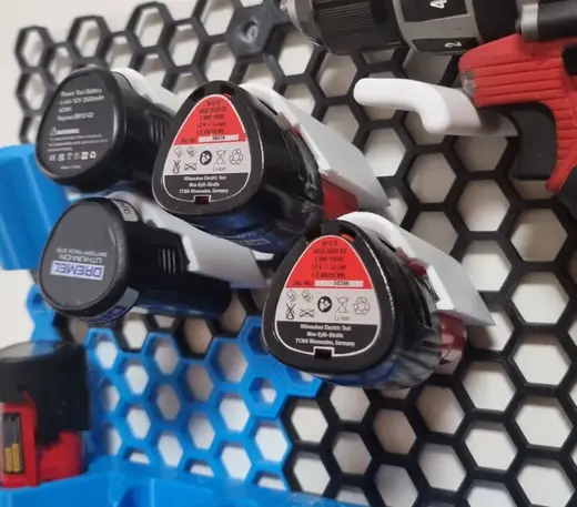 12V Battery HSW holder. Angled and lower profile