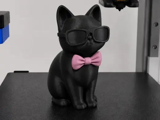 Cool Cat with Sunglasses – Modern 3D Printed Decor
