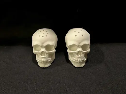 Gothic Skulls Salt & Pepper Shaker Set