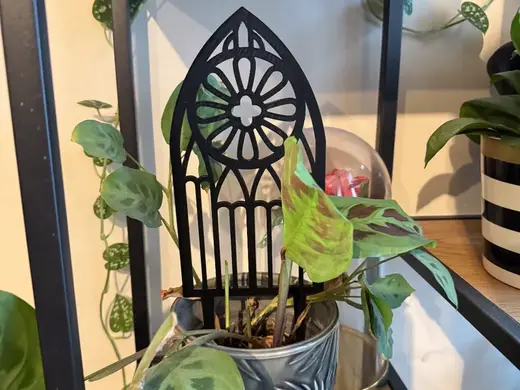 Plant trellis, support, Ghotic theme - second ver