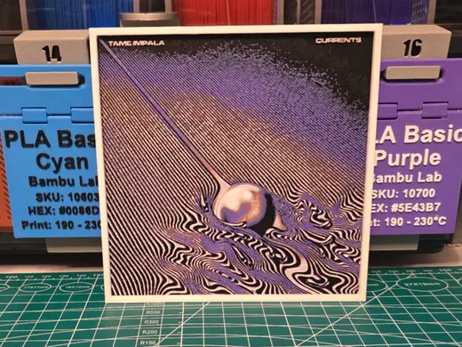 Tame Impala "Currents" Album - Hueforge Art