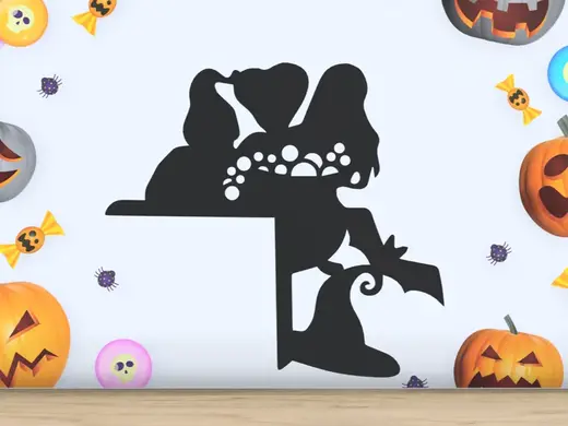 Hocus Pocus Sisters - Halloween Door Corner