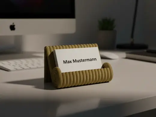 Rope Style Business Card Holder