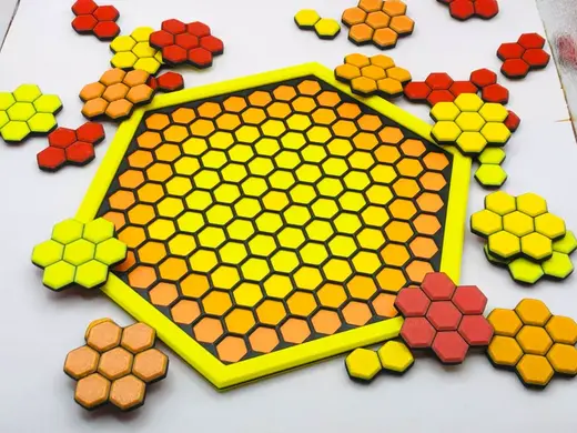 Honeycomb Hex Puzzle – 4 Levels in one