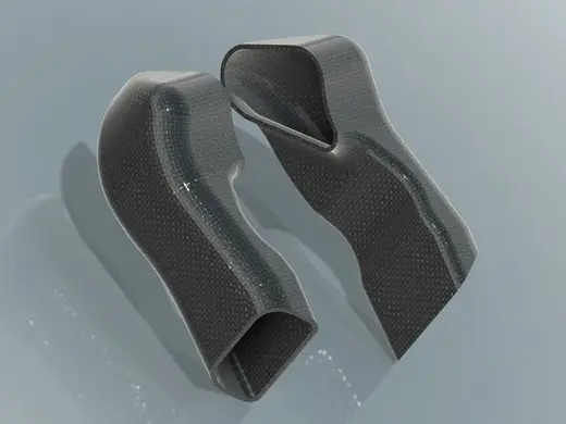 Karls Ducati BLANK Ducts No Logo! V2 Mount