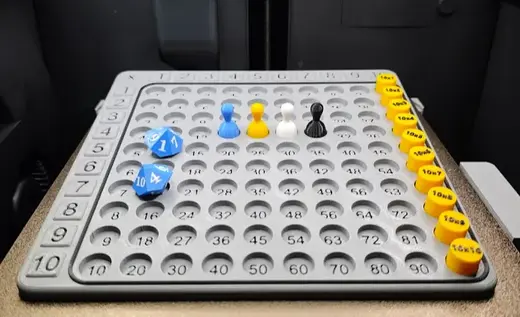 Mathematical table for schoolchildren multiplicat