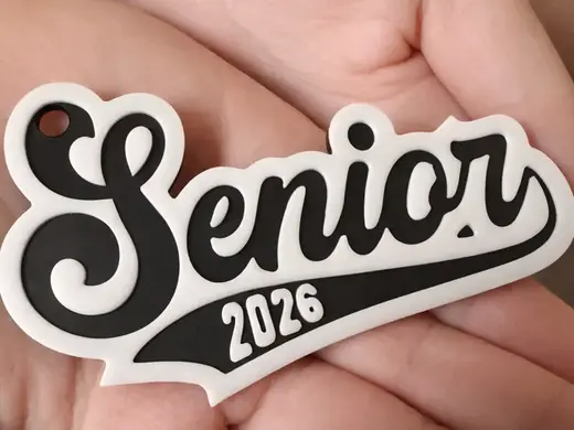 Senior 2025 & 2026 Graduation grad keychain charm