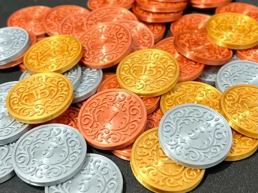 Board Game Coin Set Double Sided - Customizable