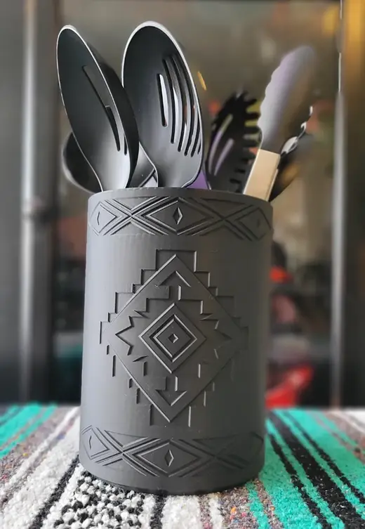 Native American Inspired Utensil Holder