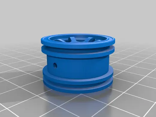 SCX24 Volk Racing TE37 Large PCD Progressive Wheel
