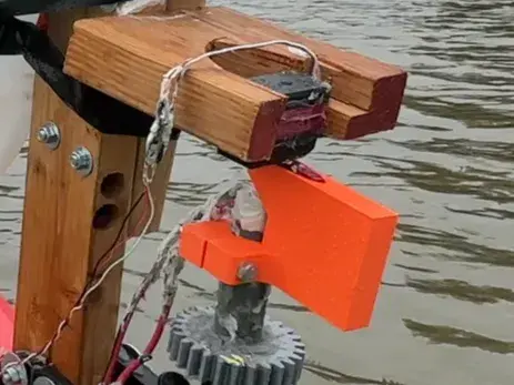 Servo Horn to Trolling Motor - Kayak Steering v3