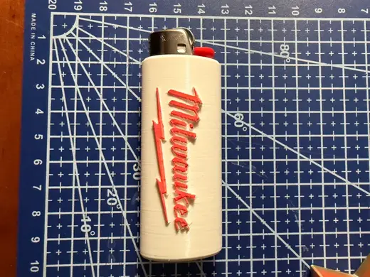 Milwaukee BIC lighter case
