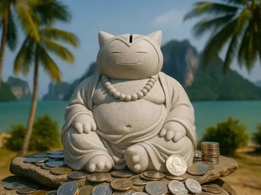 Piggy Bank - Snorlax Buddha Statue | Pokémon