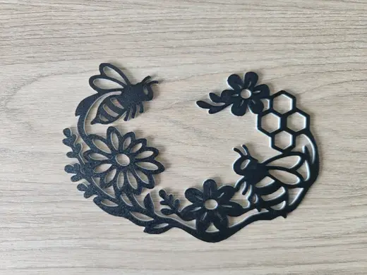 Décoration murale Abeille minimaliste