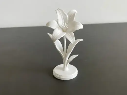 Lily on Stand – Decorative Floral Model
