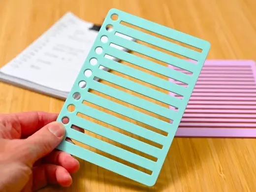 Stencil Kit for A6 Paper - Make your own Notepad