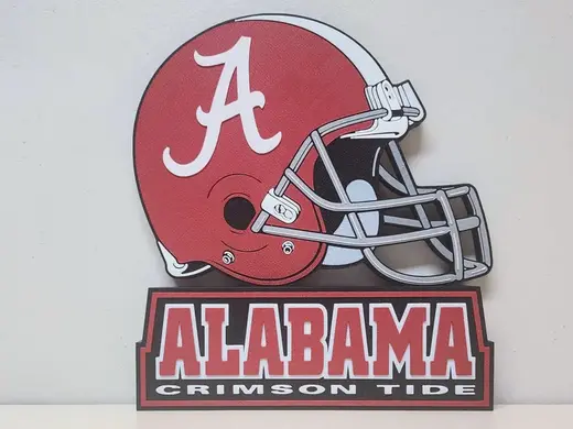Alabama Crimson Tide Wall or Desk Display