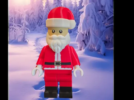 Brick Santa 350mm (14'')Tall 750%