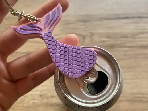 Soda can opener Mermaid Tail