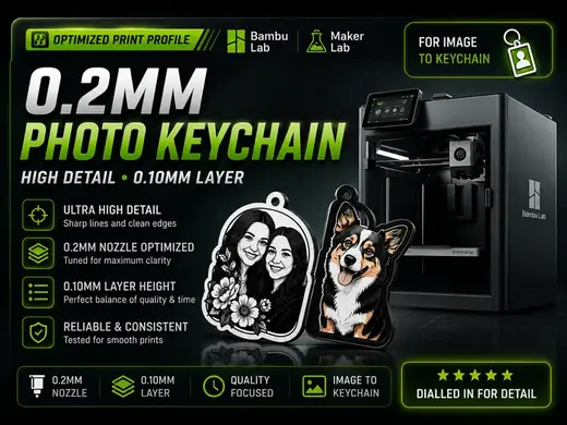 Image to Keychain – 0.2mm Print Profile