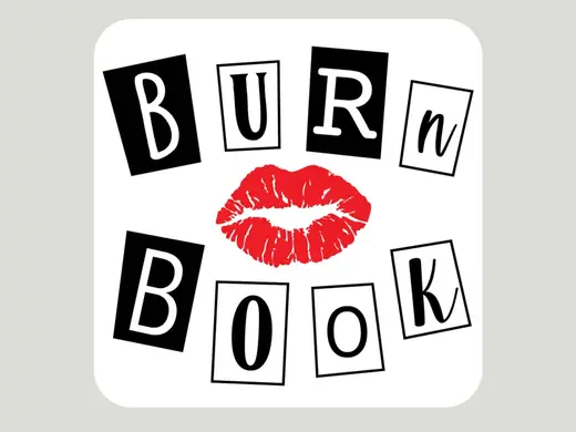 Mean Girls 'Burn Book' Coaster