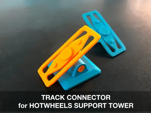 Hotwheels track connector (support towers addon)