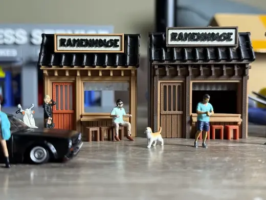 1:64 Ramen House Diorama