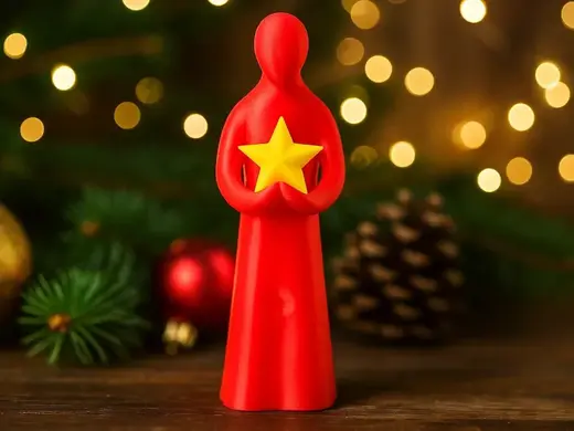 Christmas Angel Sculpture – Minimalist Figurine