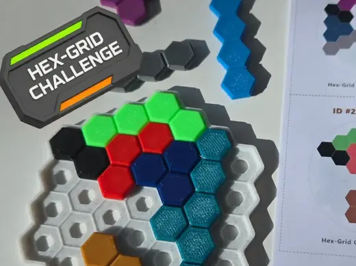 Hex-Grid Challenge - 1600 challenges - 5 levels