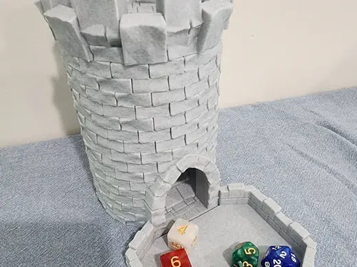 Castle Turret Dice Tower