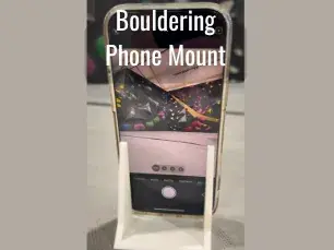 Bouldering phone mount (for recording)