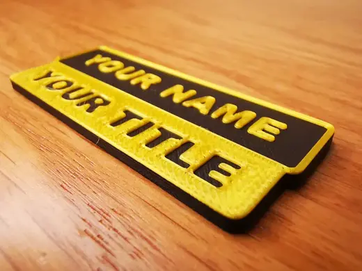 Targa NOMI personalizzata - anche magnetica