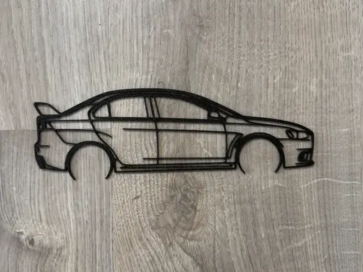 Mitsubishi Evolution X Silhouette