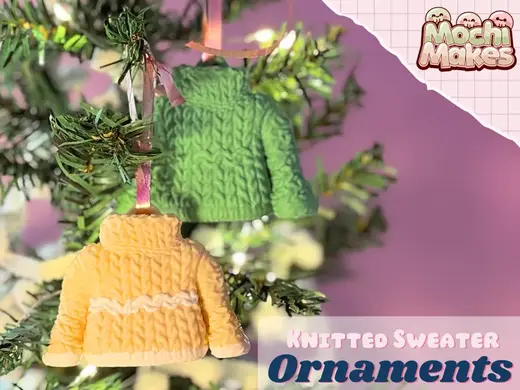 Knitted Sweater Ornament