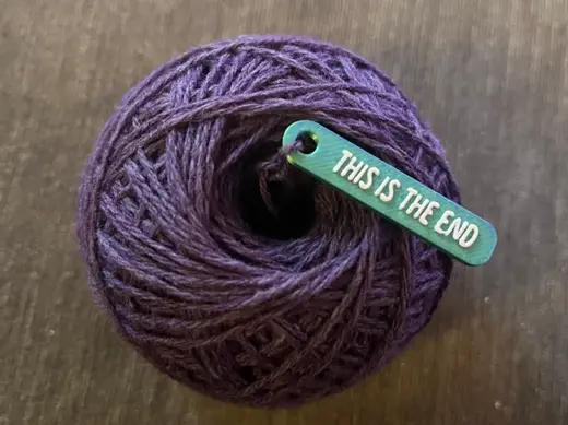 This is the end Yarn tag