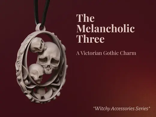 The Melancholic Three - A Victorian Gothic Charm