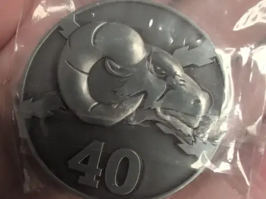 Llavero moneda unidad del aire del ejercito