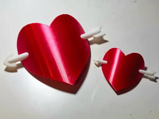 Cupid Heart Hair Clip