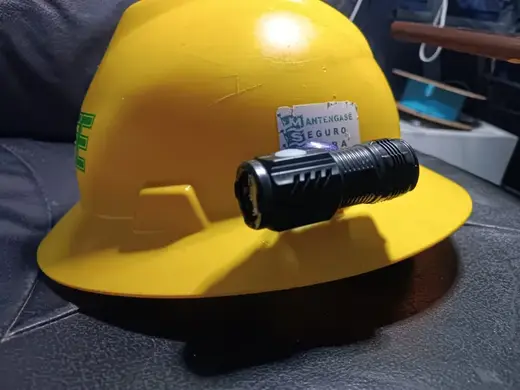 Helmet Lamp or Pen holder for MSA