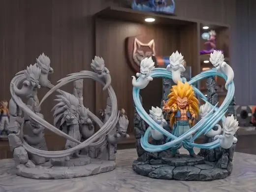 Diorama Gotenks SS3 Ghost Kamikaze