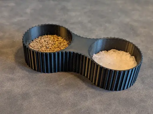 Salt & Pepper Pinch Bowl / Grinder Tray