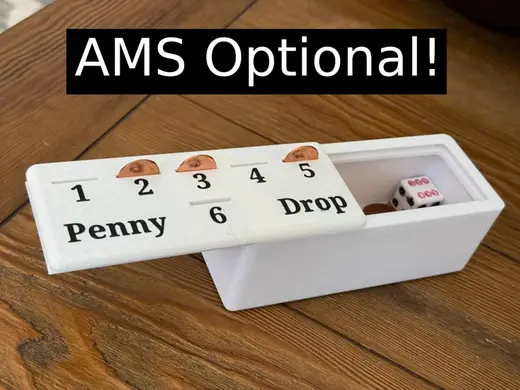 Penny Drop Game With 16mm and 20mm Dice No AMS